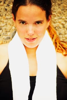 Portrait of an athlete