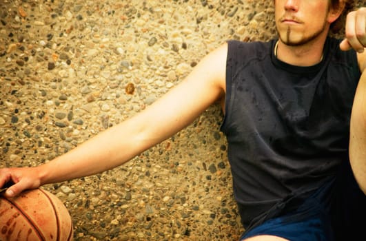 Portrait of an athlete
