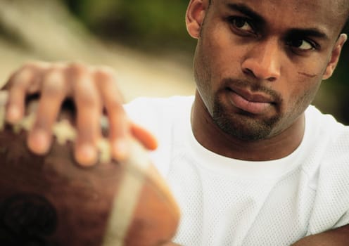 A football player