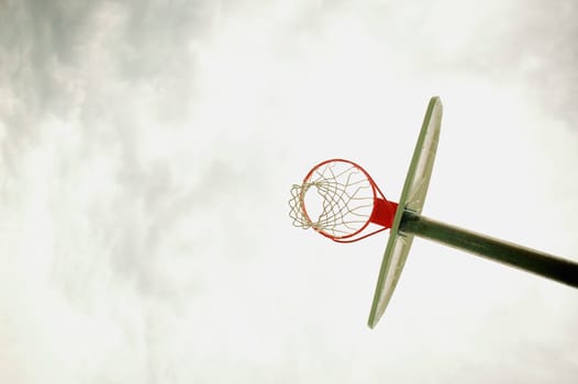A basketball hoop