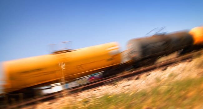 A cargo train