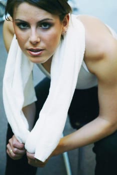 Portrait of an athlete