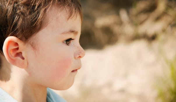 A child's expression