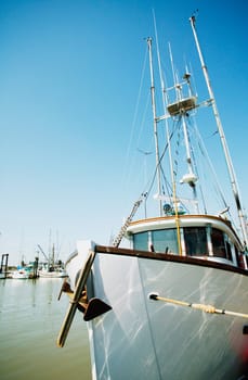 Boat in a harbor