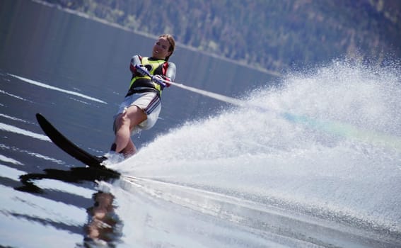A slalom ski