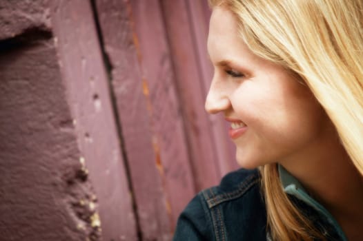 Profile of a woman's face