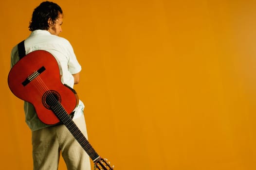 A man with a guitar