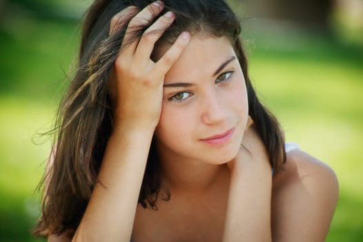 Portrait of a teen