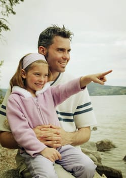 Father and daughter