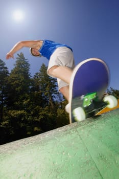 Balance on a skateboard
