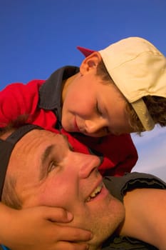Father and son bonding