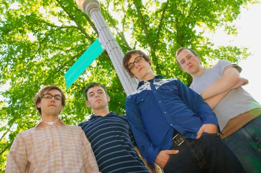 A group of young adults