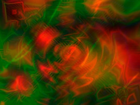 Green and red design