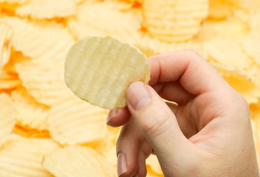 A potato chip