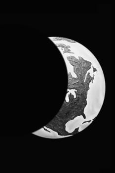 A lunar eclipse