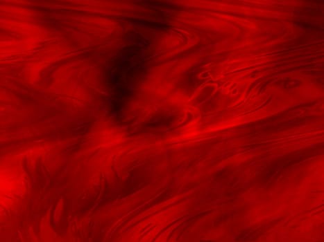 Red hot flames