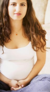 Portrait of a pregnant woman
