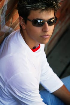 Boy with attitude