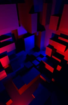 Background effect, digital area.