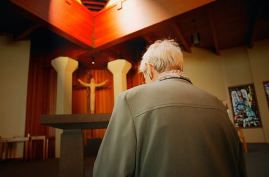 Woman praying