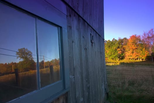 Reflection of rural area