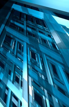 Background effect, crystal fortress.