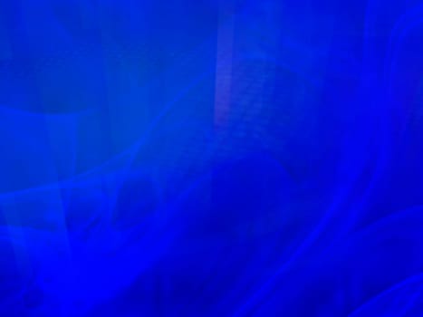 Blue Computer Generated Image