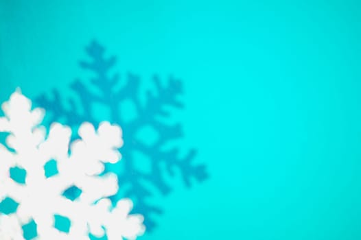 Snowflake and shadow