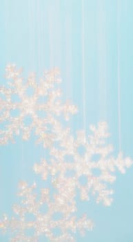 Falling snowflakes
