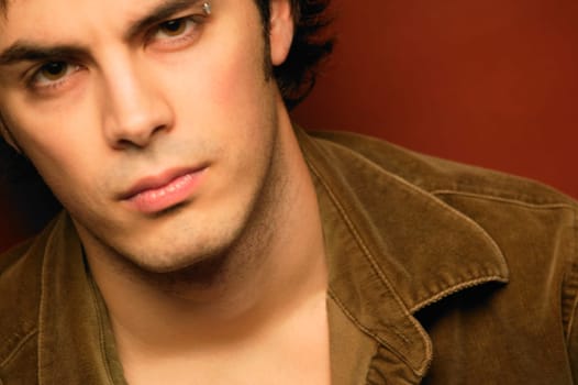 Caucasian male model
