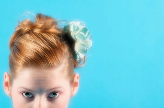 A formal hairdo