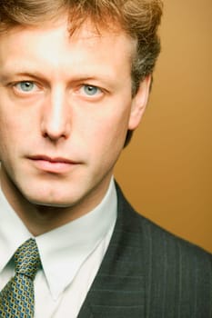 Closeup of a man's face