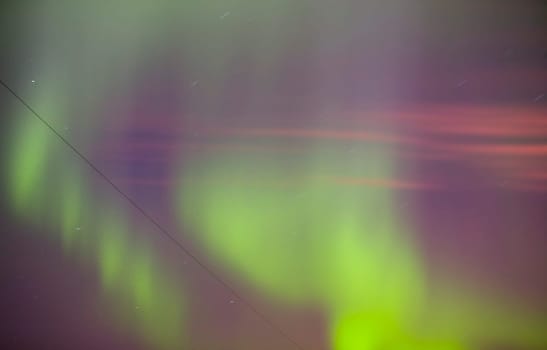 Twilight with northern lights