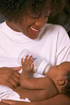 Baby drinking bottle