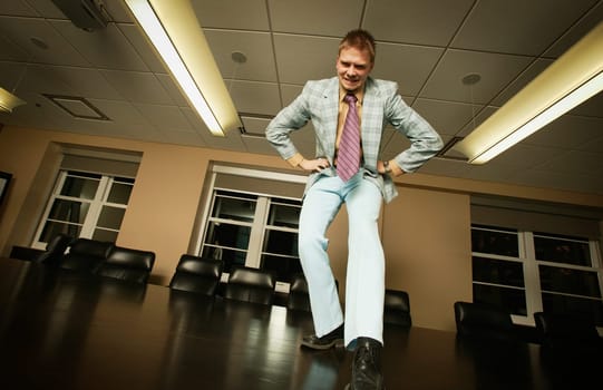 I got style - dancing on boardroom table