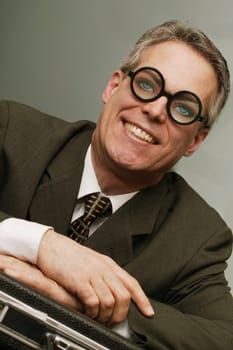 Businessman with a new look