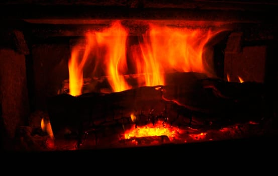 Burning fire