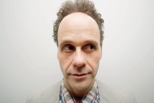 Head and shoulders of strange man