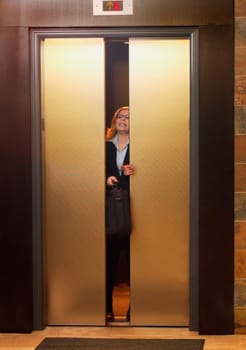 Faulty elevator door