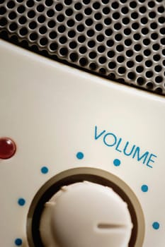 Volume control dial