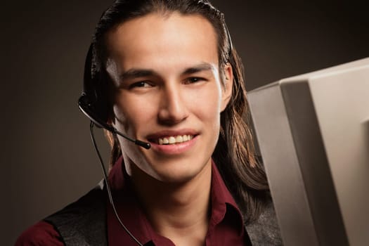 Call centre worker