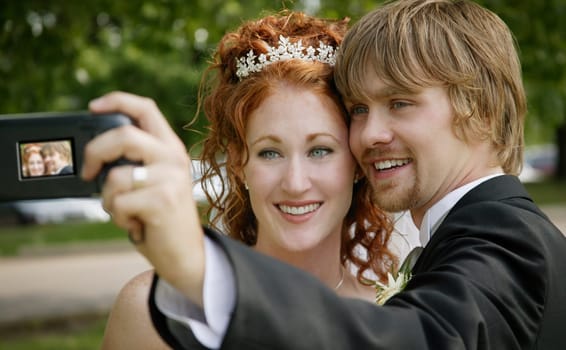 The happy couple