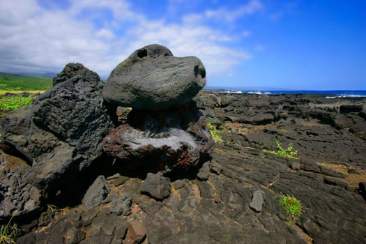 Lava rock formation