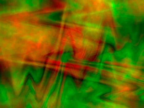 Red and green computer generated images