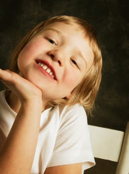 Portrait of a smiling child