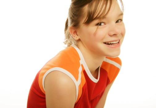 Portrait of pretty young girl