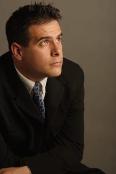 A portrait of a business man