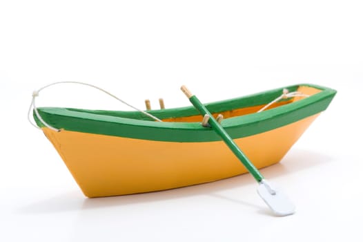 A toy boat