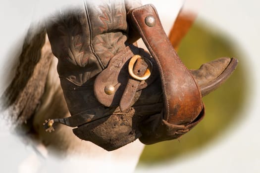 A cowboy boot