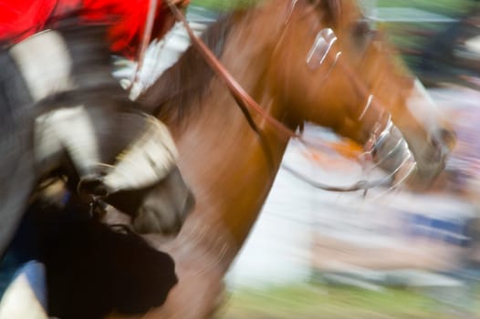 Speed on horseback